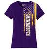 Women's Football USA Flag T-Shirt product image
