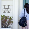 12- or 15-Inch Personalized Metal Family Monogram Last Name Sign product image
