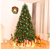 Pre-Lit 6-, 7-, or 8-Foot PVC Spruce Hinged Christmas Tree  product image