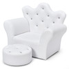 Kids' Princess Sofa Armchair with Ottoman product image