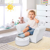Kids' Princess Sofa Armchair with Ottoman product image