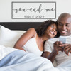 Personalized 'You - Me' Metal Sign product image