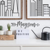 Personalized Metal Arrow Name Sign product image