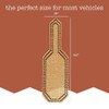 Zone Tech® Wood Beaded Car Seat Cover product image
