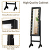 18-LED Mirrored Standing Jewelry Cabinet product image