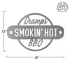 Personalized Smokin' Hot BBQ Sign product image