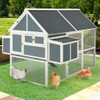 84-Inch Large Outdoor Wooden Chicken Coop Multi-level Hutch product image