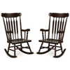 Wood Rocking Chair with Glossy Finish (Set of 2) product image
