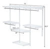 Wall Mounted Adjustable Closet Organizer product image