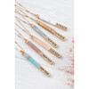 Natural Stone Pendant Bar Necklace product image