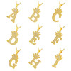 A-Z Alphabet Initial Crown Pendant Necklace product image