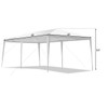 10 x 20-Foot Canopy Party Wedding Tent product image