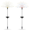 Solarek® 2-Piece Solar Powered Starburst Firework 120-LED Garden Path Lights product image