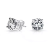 Round and Princess Stud Earring Set (2-Pair) product image