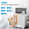 Portable Semi-Automatic Washing Machine with Built-in Drain Pump product image