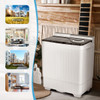 Portable Semi-Automatic Washing Machine with Built-in Drain Pump product image
