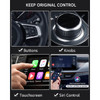 CarPlay Wireless Adapter for OEM Wired CarPlay 2023 Upgrade Wireless Apple Carplay Adapter for iPhone Plug & Play Fastest Dongle Wired to Wireless Converter for Cars from 2015 & iPhone iOS 10+ (Black) product image