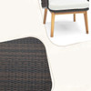 3-Piece Patio Furniture Set with Cushioned Chairs & Side Table product image