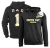 Men's #1 Dad Football Helmet Pull Over Hoodie product image