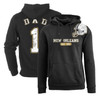 Men's #1 Dad Football Helmet Pull Over Hoodie product image