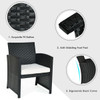 Costway 4-Piece Rattan Patio Cushioned Sofa and Table Set product image