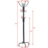 Costway 78'' Metal Coat Rack Tree with Umbrella Holder product image