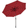 10-Foot Outdoor Patio Umbrella with Bright Solar LED Lights product image