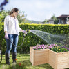 24-Inch L-Shaped Wooden Raised Garden Bed with Open-Ended Base product image