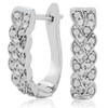 0.25CT Natural Diamond Infinity Hoop Earrings product image