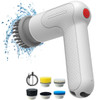 Electric Spin Scrubber Spofan Cordless Cleaning Brush with Replaceable Brush Heads and Rotating Speed Portable Shower Scrubber for Kitchen Tub Floor Car product image