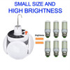 42 LED Solar Light Bulb Waterproof 90 Fold Solar Emergency Rechargeable Portable Bulb For Hiking Outdoor Activities product image