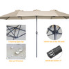 15 X 9-Foot Double-sided Large Outdoor Patio Umbrella With Crank product image