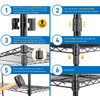 2-Piece Adjustable Heavy Duty Storage Shelving Unit product image