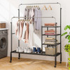 Height-Adjustable Double Rods Garment Rack  product image