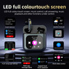 Smart Touch Screen Bluetooth Earphone APP Message Reminder Dialing Video Switching Incoming Call Answering with LED Display(White) product image