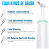Electric Dog Toothbrush Tartar Cleaner Calculus Plaque Pet Teeth Cleaner with 4 Brush Heads for Puppy Dog Cat Cleaning product image