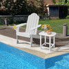 Outdoor Adirondack Chair with Built-in Cup Holder for Backyard Porch product image