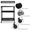  3-Tier Wheeled Printer Stand with Adjustable Shelf  product image
