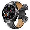 New Headset Smart Watch 2-in-1 1.53 Inch Round Screen Dual Call NFC Stainless Steel Body IP67 Mens Watches Color Black product image