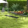 Costway Folding Picnic Table with Benches product image