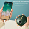 2 In 1 Portable Hand Warmer Rechargeable Pocket Heater with Digital Display for Camping Hunting Mans Woman Winter Gifts,Green product image