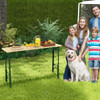 Goplus 5.5 Ft Outdoor Folding Wood Picnic Table product image