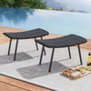 All-Weather Outdoor Ottoman Footrests (Set of 2) product image
