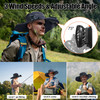 LakeForest® Wide Brim Fishing Hat with Solar Fans product image