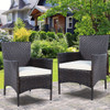 Costway Outdoor Patio Wicker Rattan Arm Chairs (Set of 2) product image