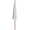 Goplus 9.5 ft Patio Rope Pulley Wooden Umbrella product image