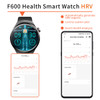 Smartwatch 1.55 Inch Screen with SOS Call Fall Detection and ECG Body Monitoring Sports Activity Tracker Brown leather strap product image