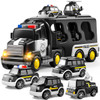 Toddler Police Truck Toys for Age 3+ Boys,5-in-1 Police Truck Toy for Toddlers,Truck Toys for Kids,Christmas Birthday Gifts for Girls Age 3+ product image