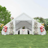 20 x 40-Foot Peach-Shaped Party Tent Canopy with Zipper Doors product image