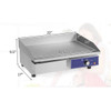 2000W Commercial Stainless Steel Grill with Adjustable Temp Control product image